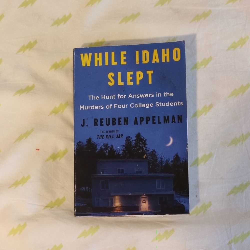 While Idaho Slept by - Blue Cover